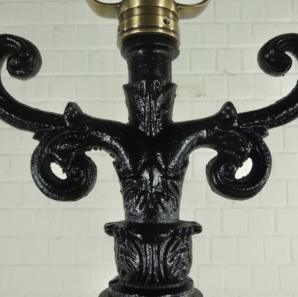 Laterne Gartenlampe Schwarz 2,75 m