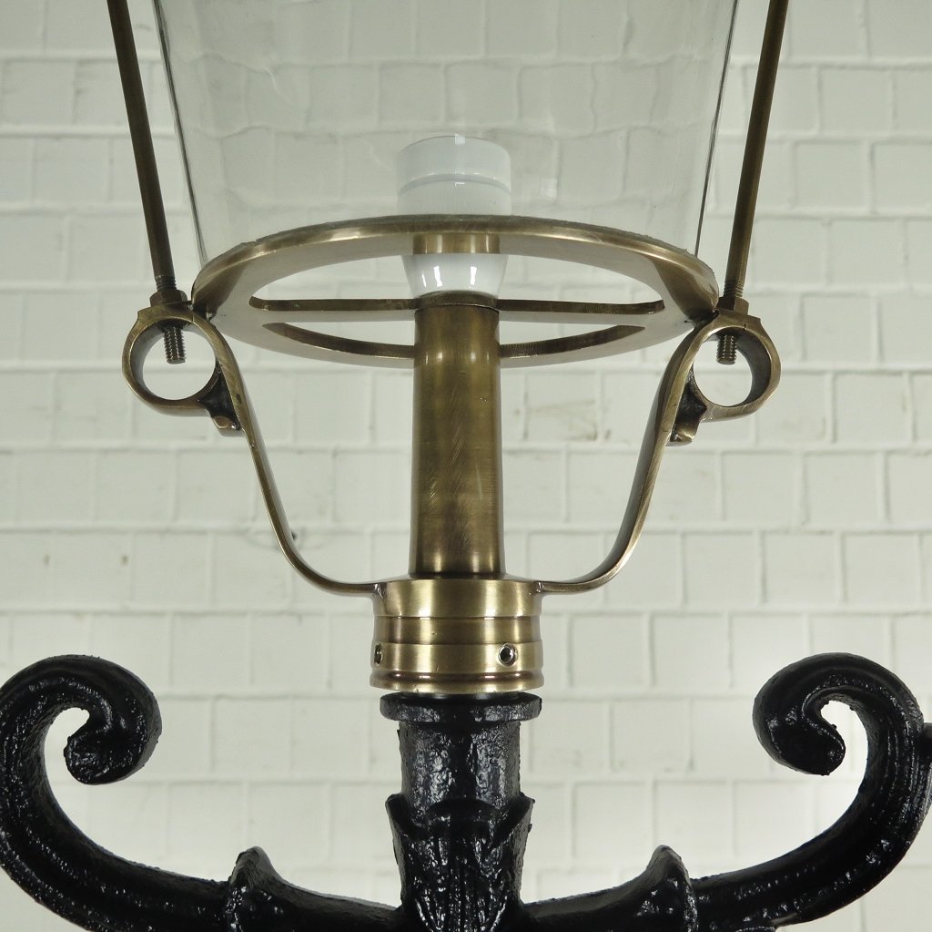 Laterne Gartenlampe Schwarz 2,75 m