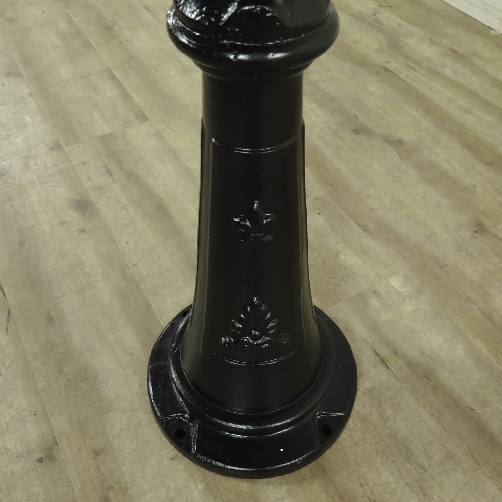 Laterne Gartenlampe Schwarz 2,75 m