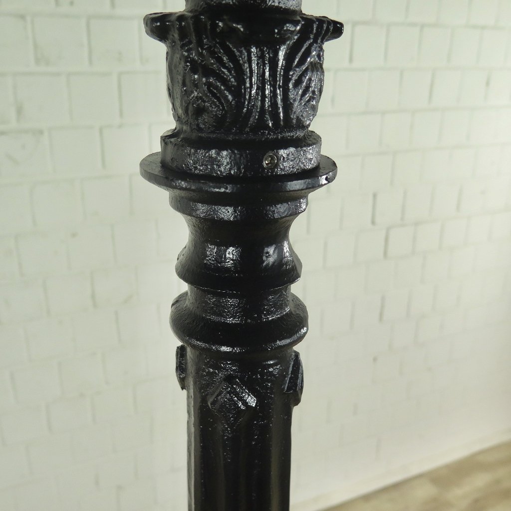 Laterne Gartenlampe Schwarz 2,75 m