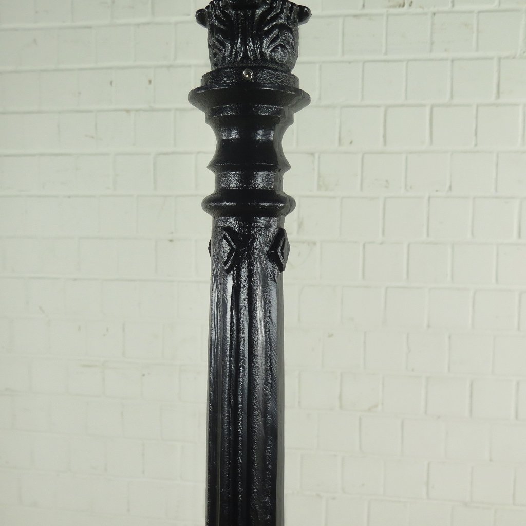 Laterne Gartenlampe Schwarz 2,75 m