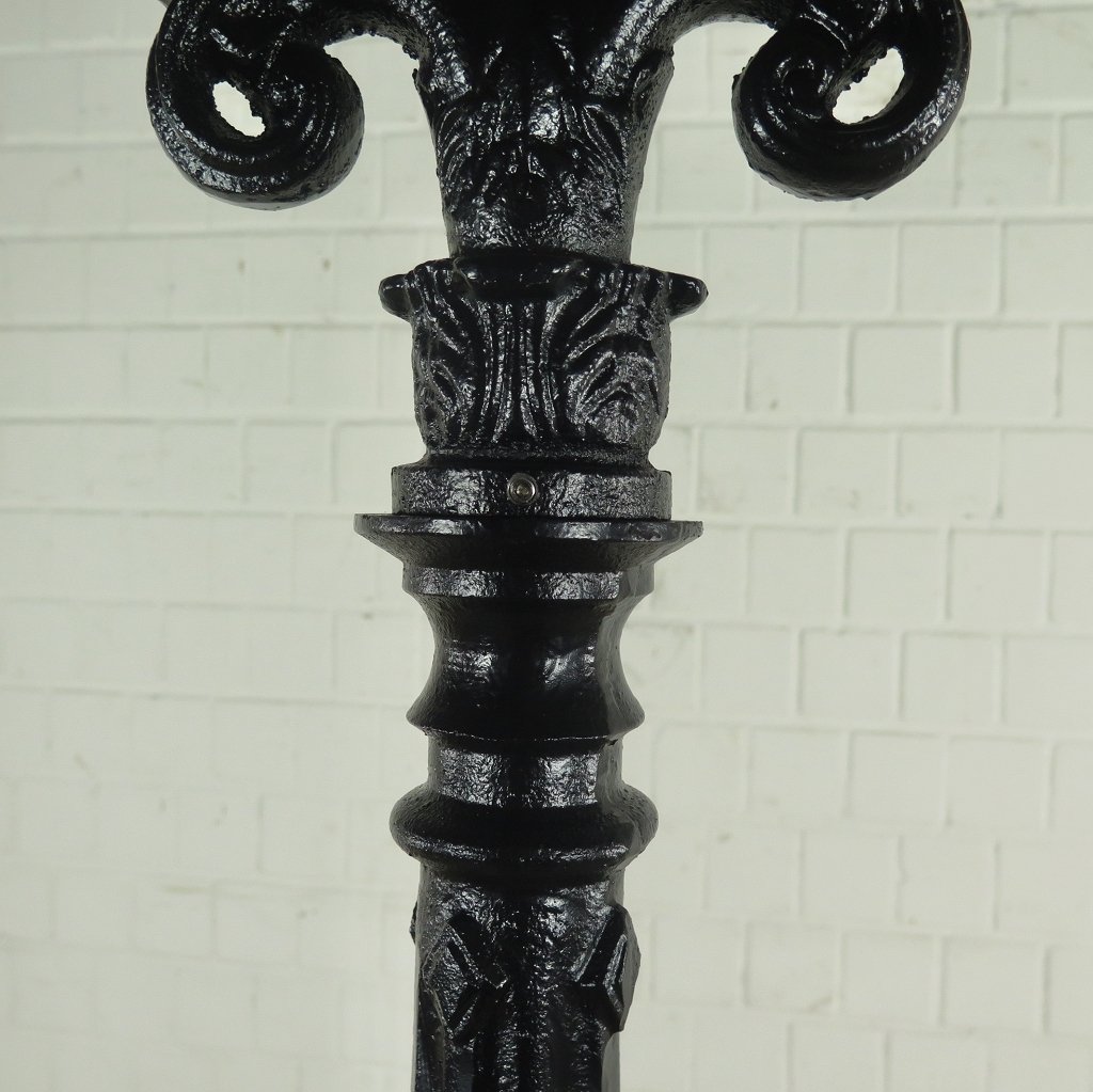 Laterne Gartenlampe Schwarz 2,75 m