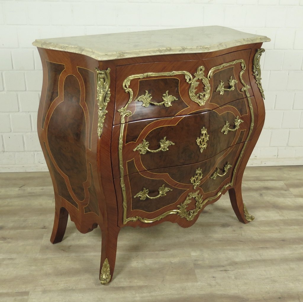 Kommode Barockstil Nussbaum 1,00 m