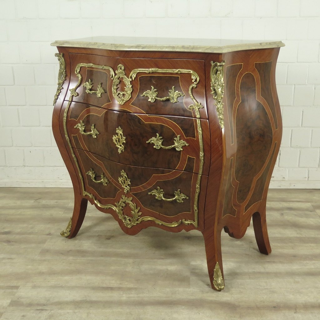 Kommode Barockstil Nussbaum 1,00 m