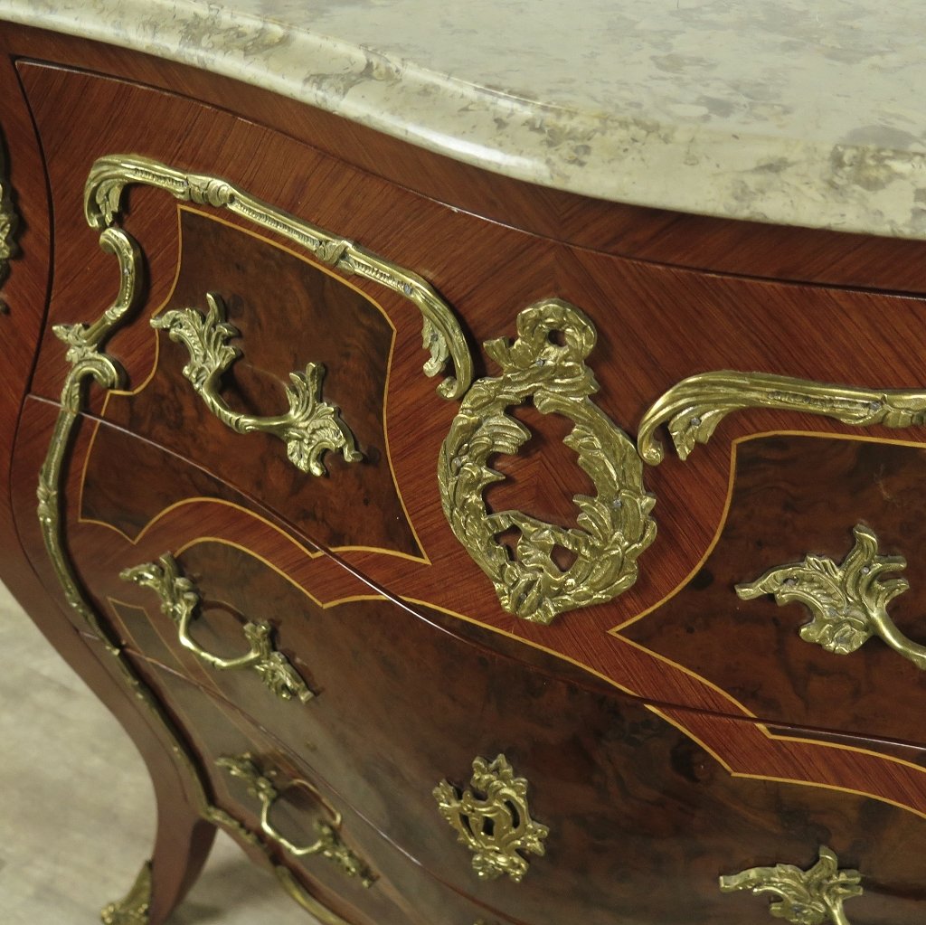 Kommode Barockstil Nussbaum 1,00 m