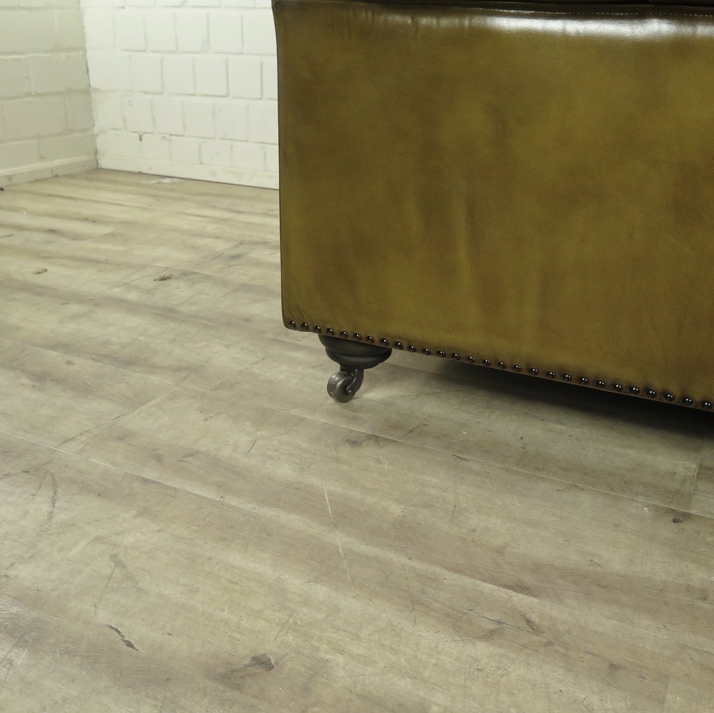 Chesterfield Sofa Couch Leder Lime 2.40 m