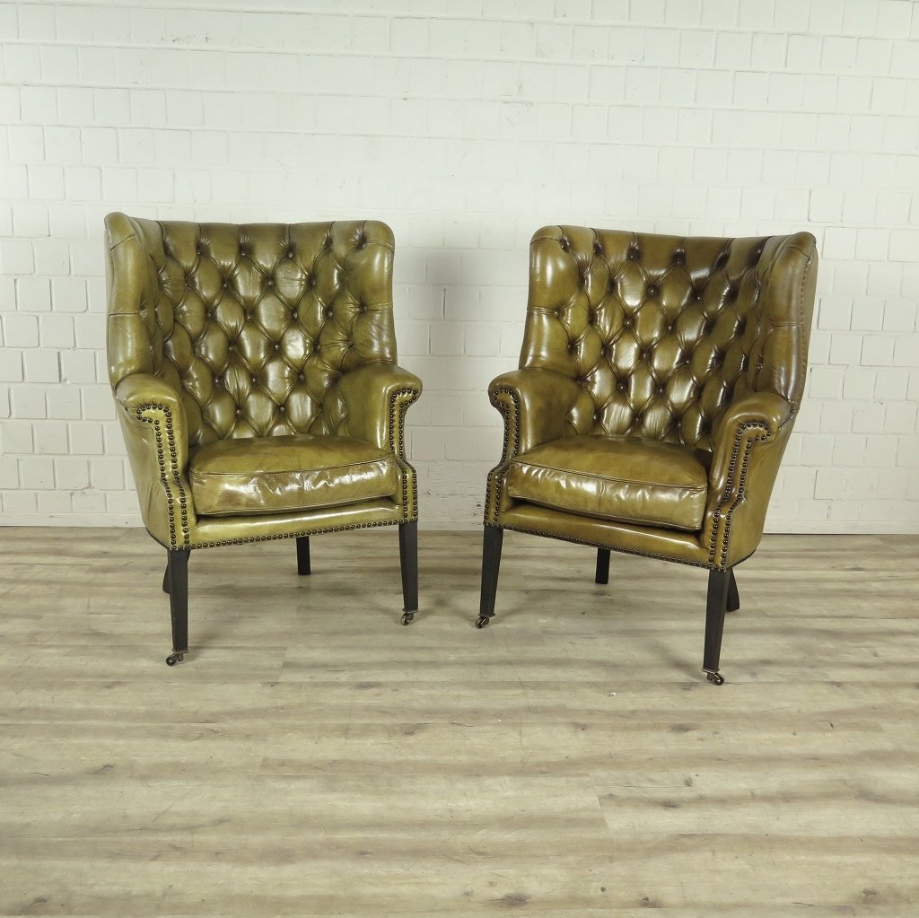 Chesterfield Sessel Lime