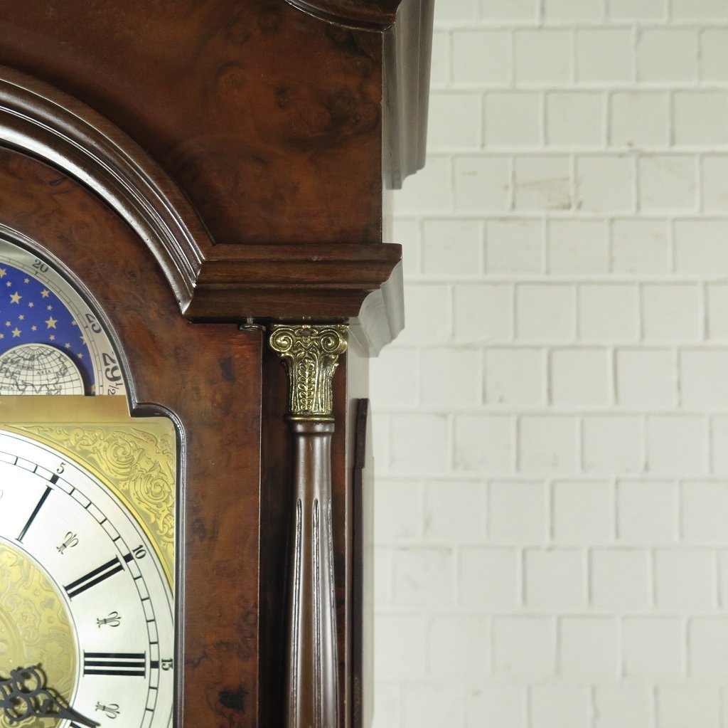 Standuhr Uhr Nussbaum