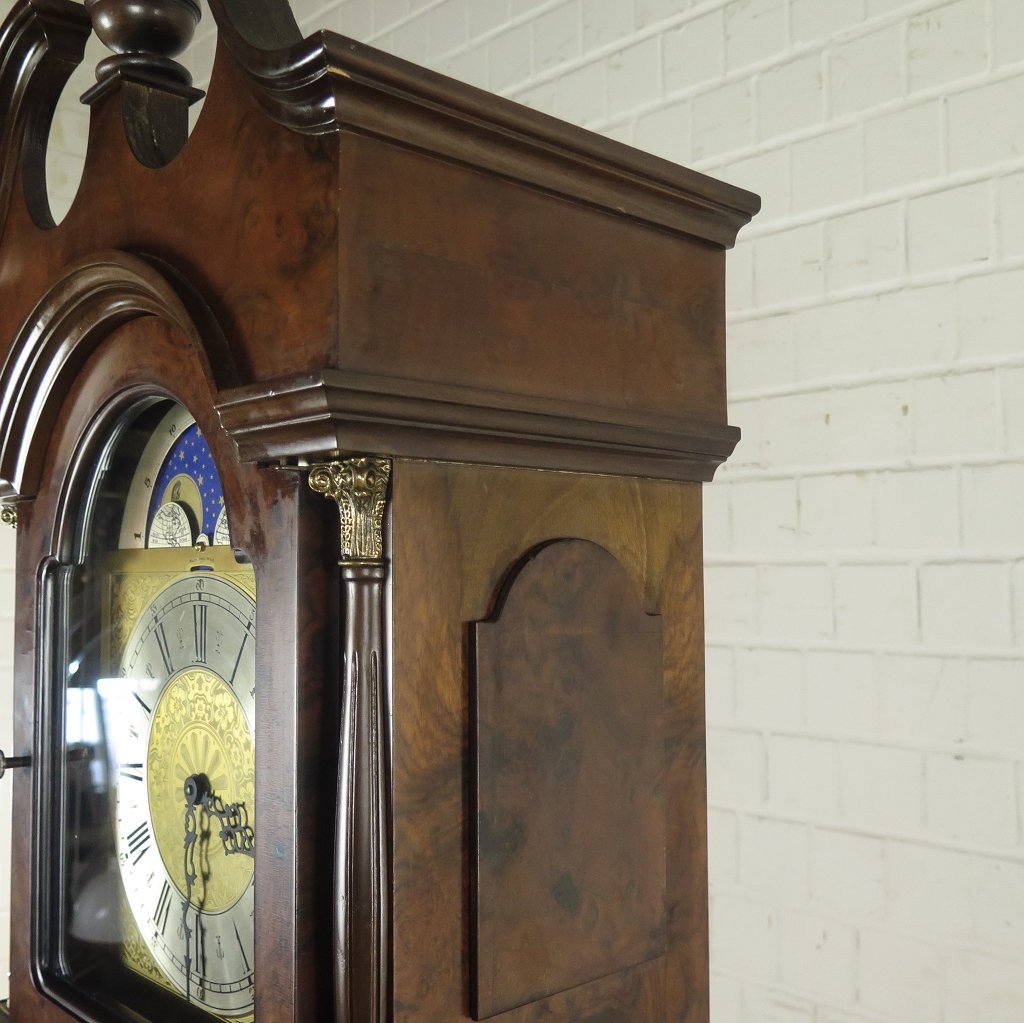 Standuhr Uhr Nussbaum