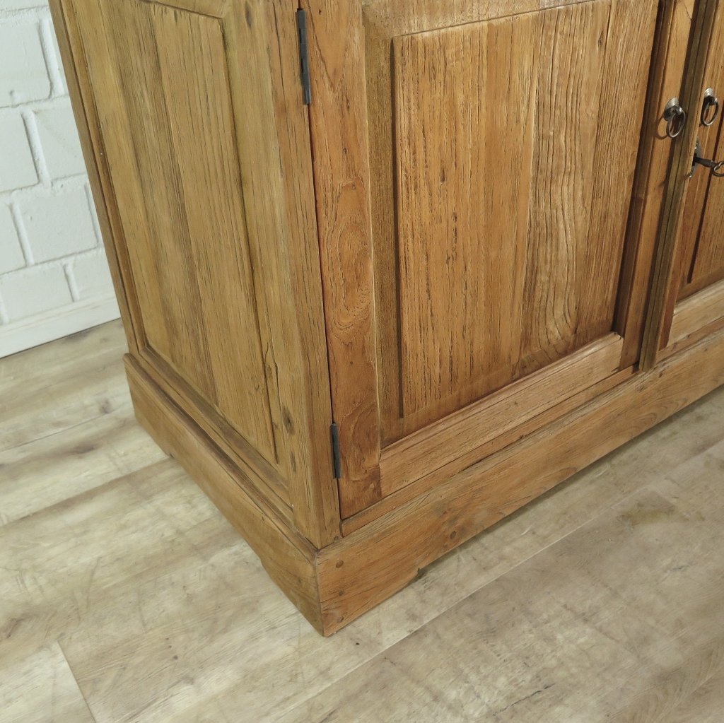 Buffetschrank Vitrine 3,14 m Teakholz