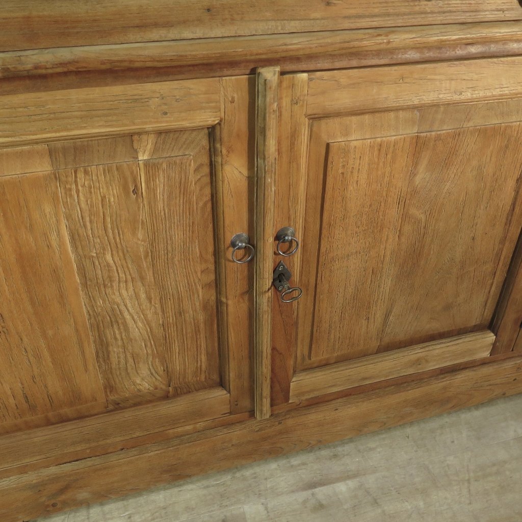 Buffetschrank Vitrine 3,14 m Teakholz