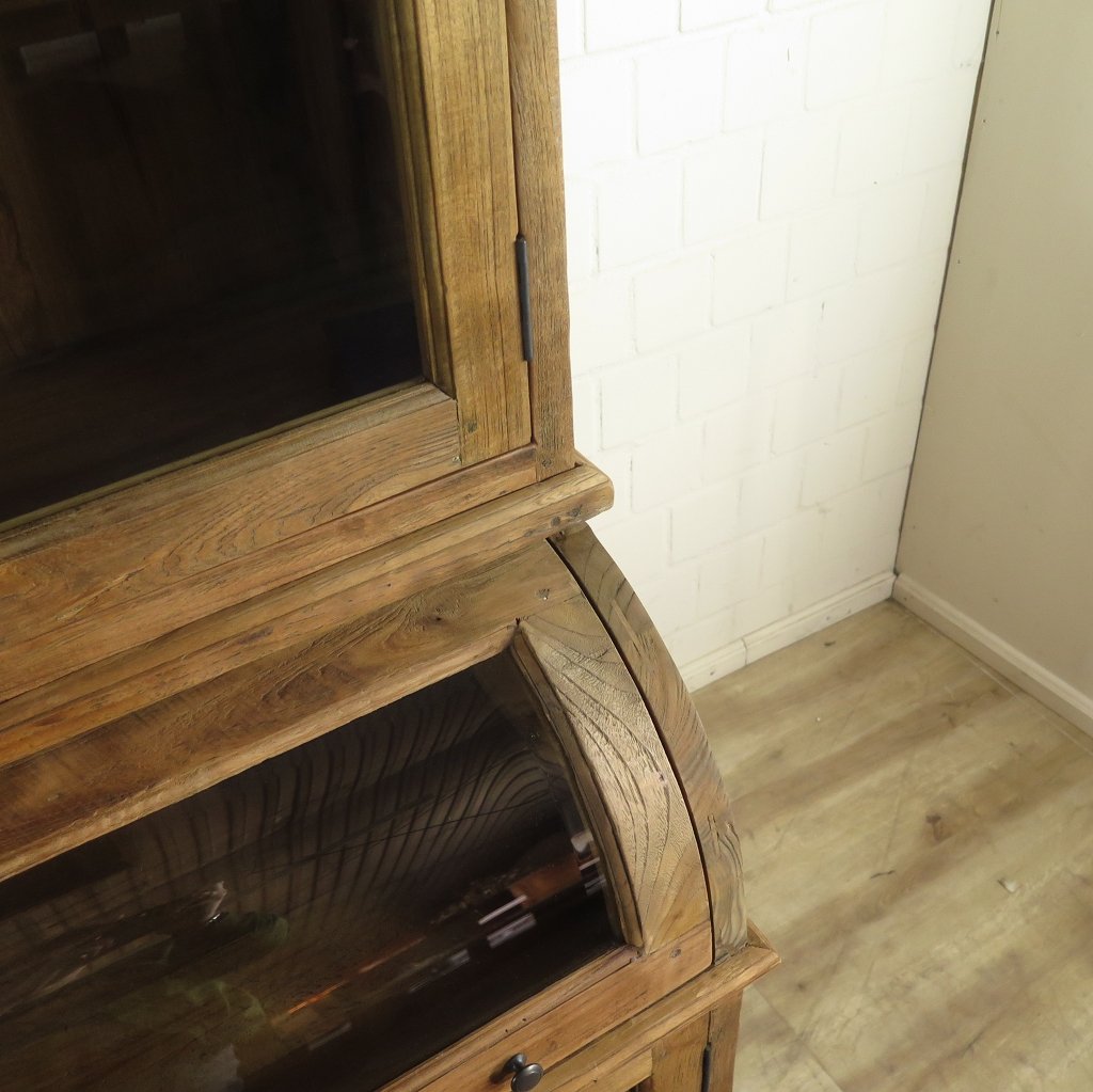 Buffetschrank Vitrine 3,14 m Teakholz