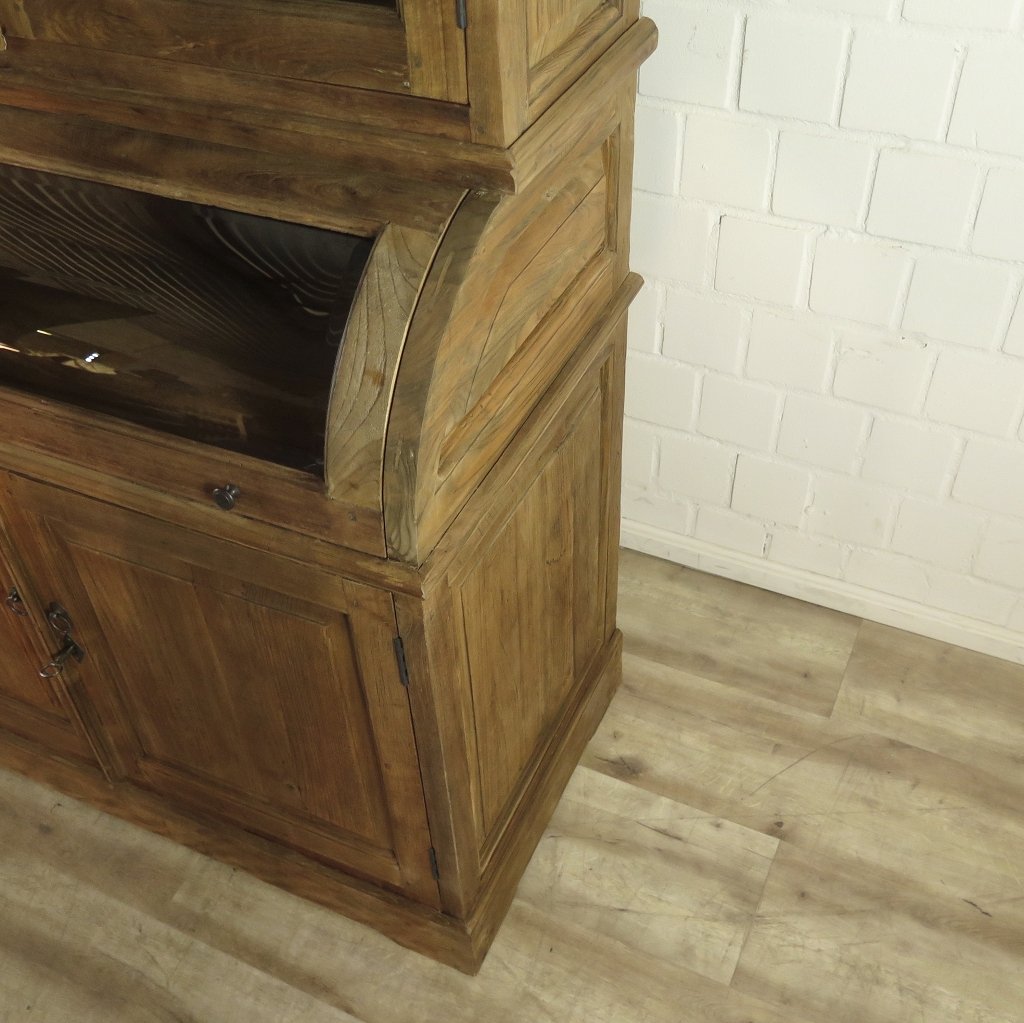 Buffetschrank Vitrine 3,14 m Teakholz