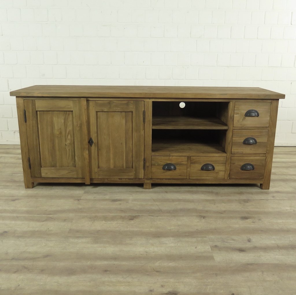 TV-Möbel Lowboard Sideboard Teakholz 1,70 m