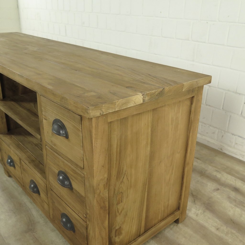TV-Möbel Lowboard Sideboard Teakholz 1,70 m