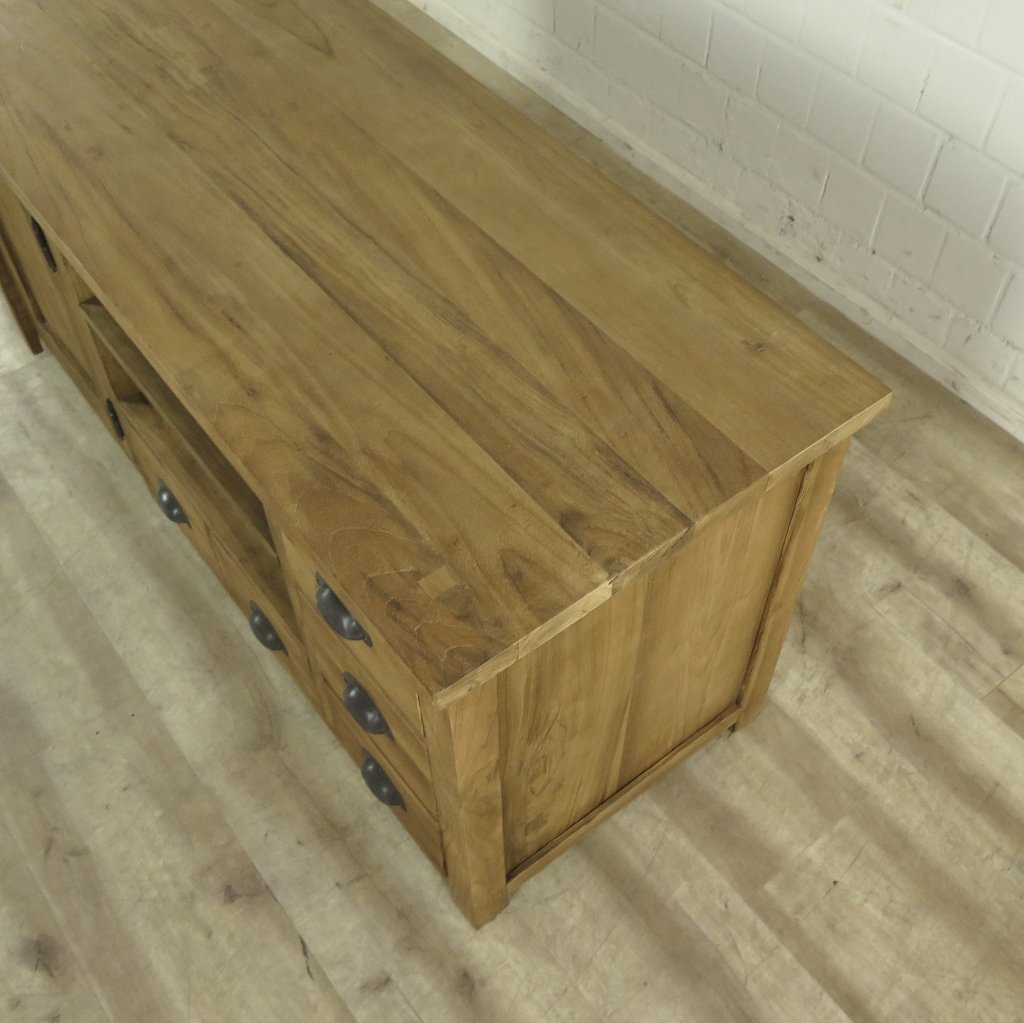TV-Möbel Lowboard Sideboard Teakholz 1,70 m
