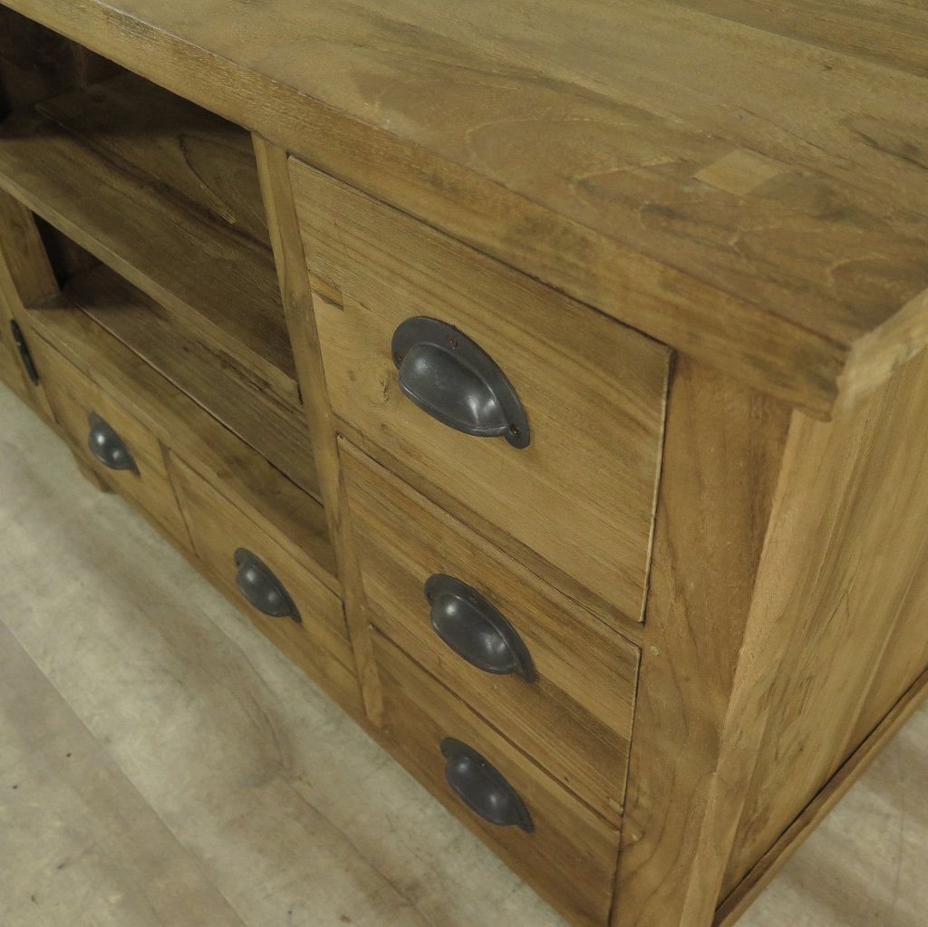TV-Möbel Lowboard Sideboard Teakholz 1,70 m