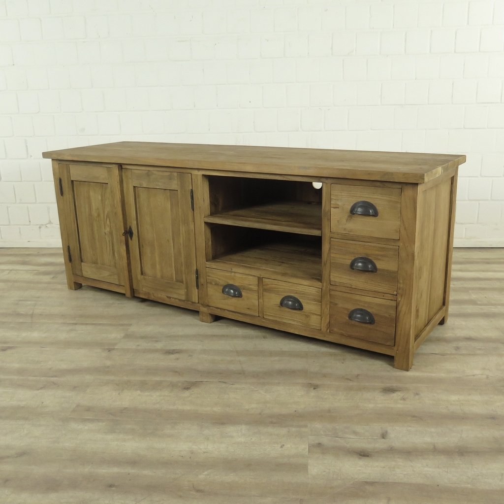 TV-Möbel Lowboard Sideboard Teakholz 1,70 m