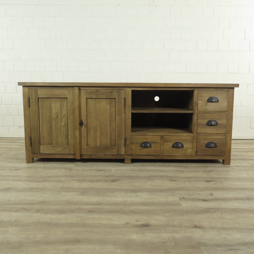 TV-Möbel Lowboard Sideboard Teakholz 1,70 m