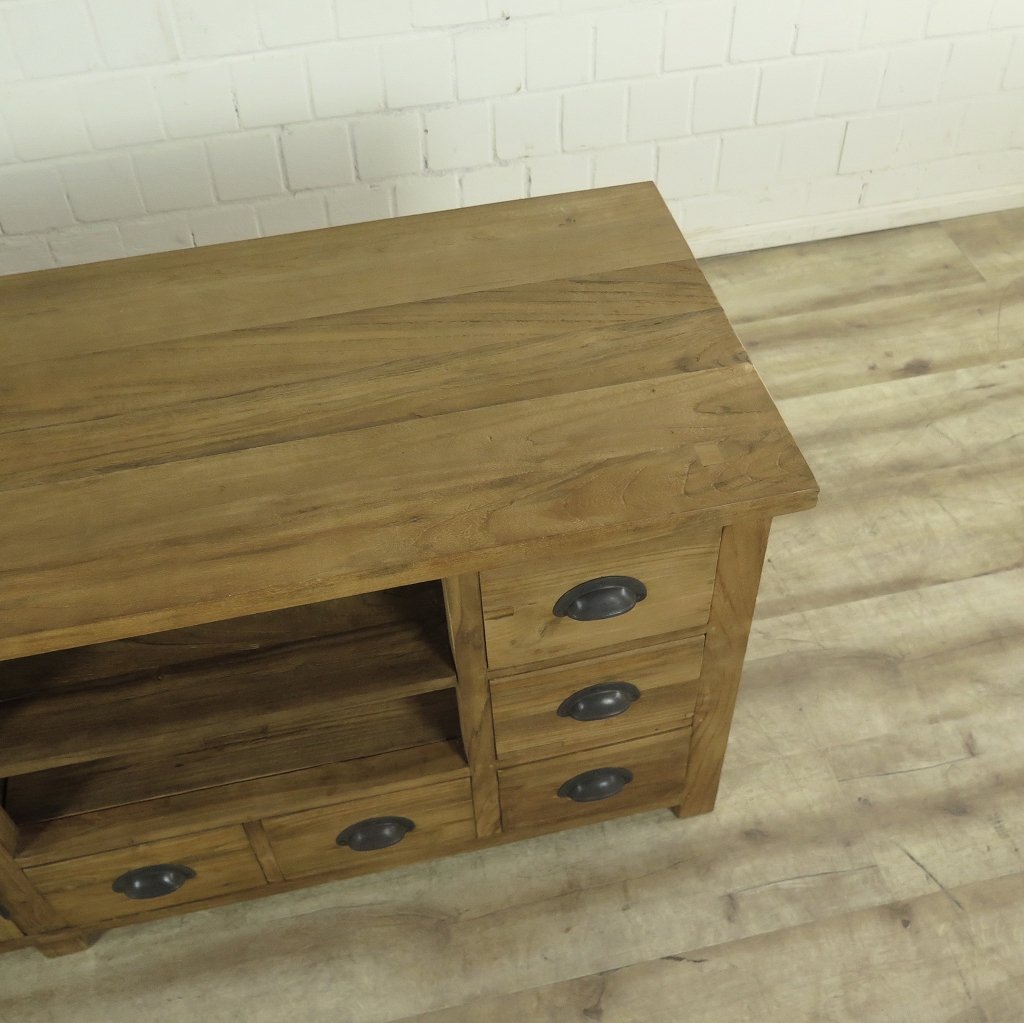 TV-Möbel Lowboard Sideboard Teakholz 1,70 m