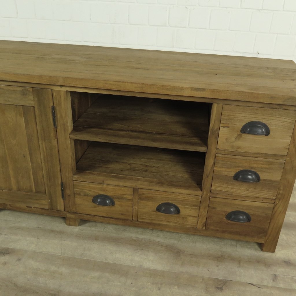 TV-Möbel Lowboard Sideboard Teakholz 1,70 m