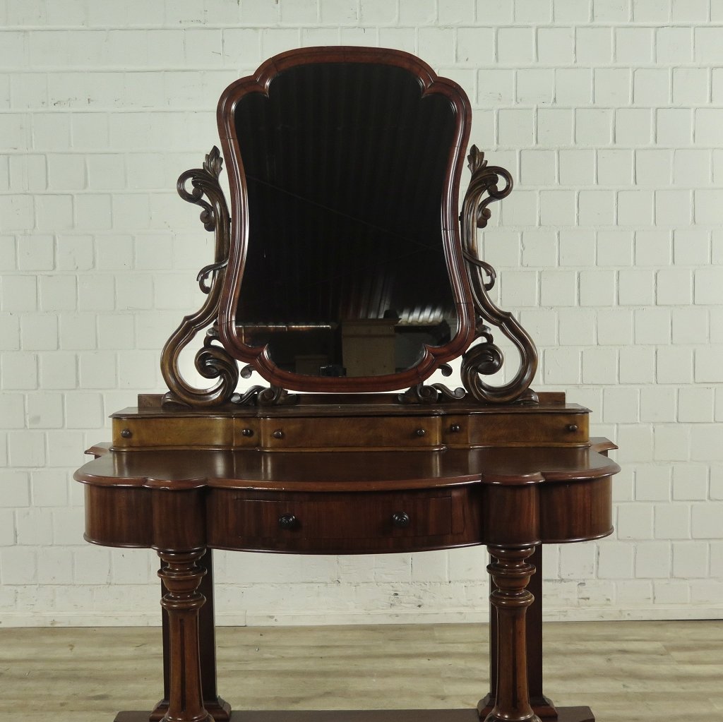 Schminktisch Jugendstil 1900 Nussbaum