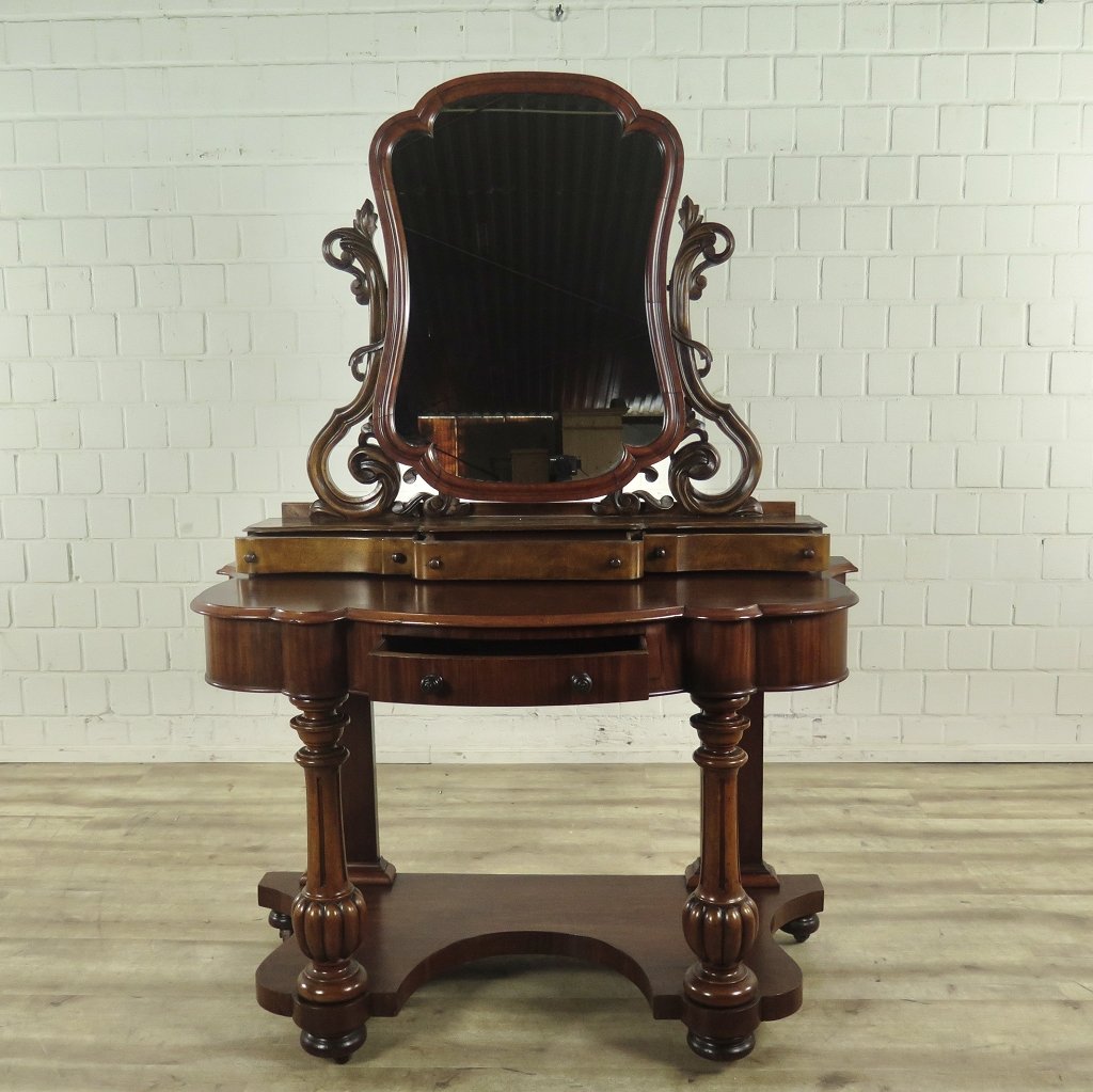 Schminktisch Jugendstil 1900 Nussbaum