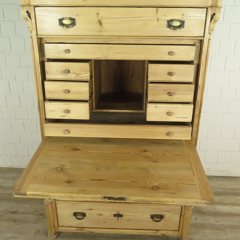 Sekretär Biedermeier 1860 Kiefer