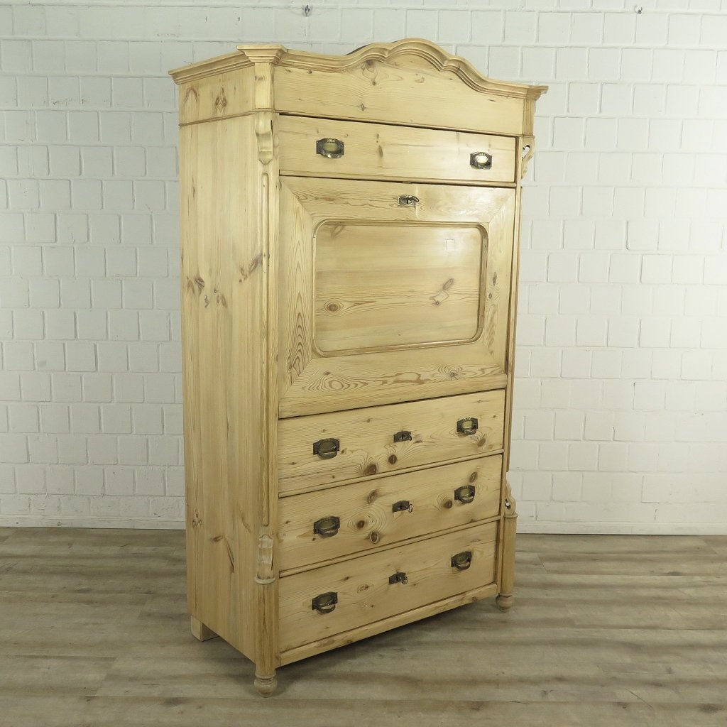 Sekretär Biedermeier 1860 Kiefer