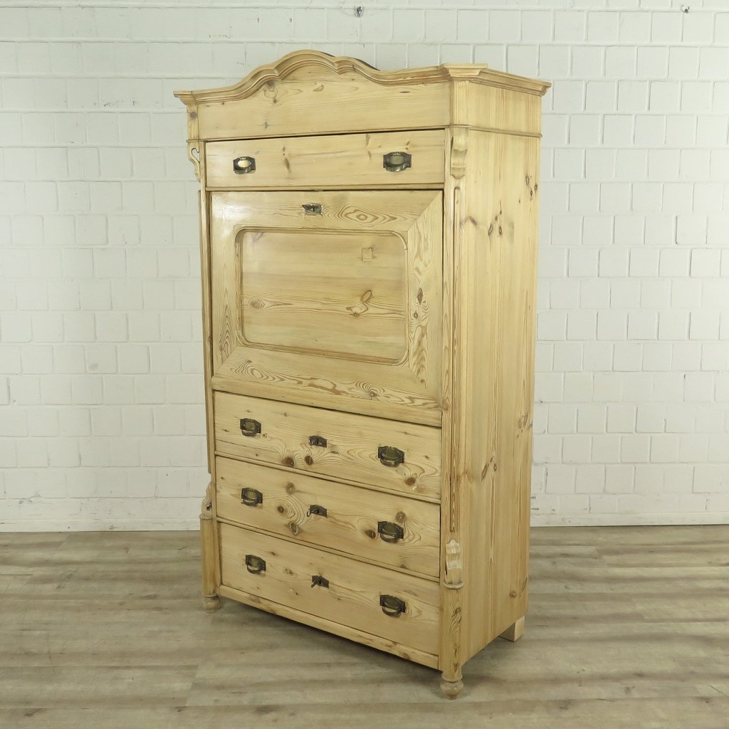 Sekretär Biedermeier 1860 Kiefer