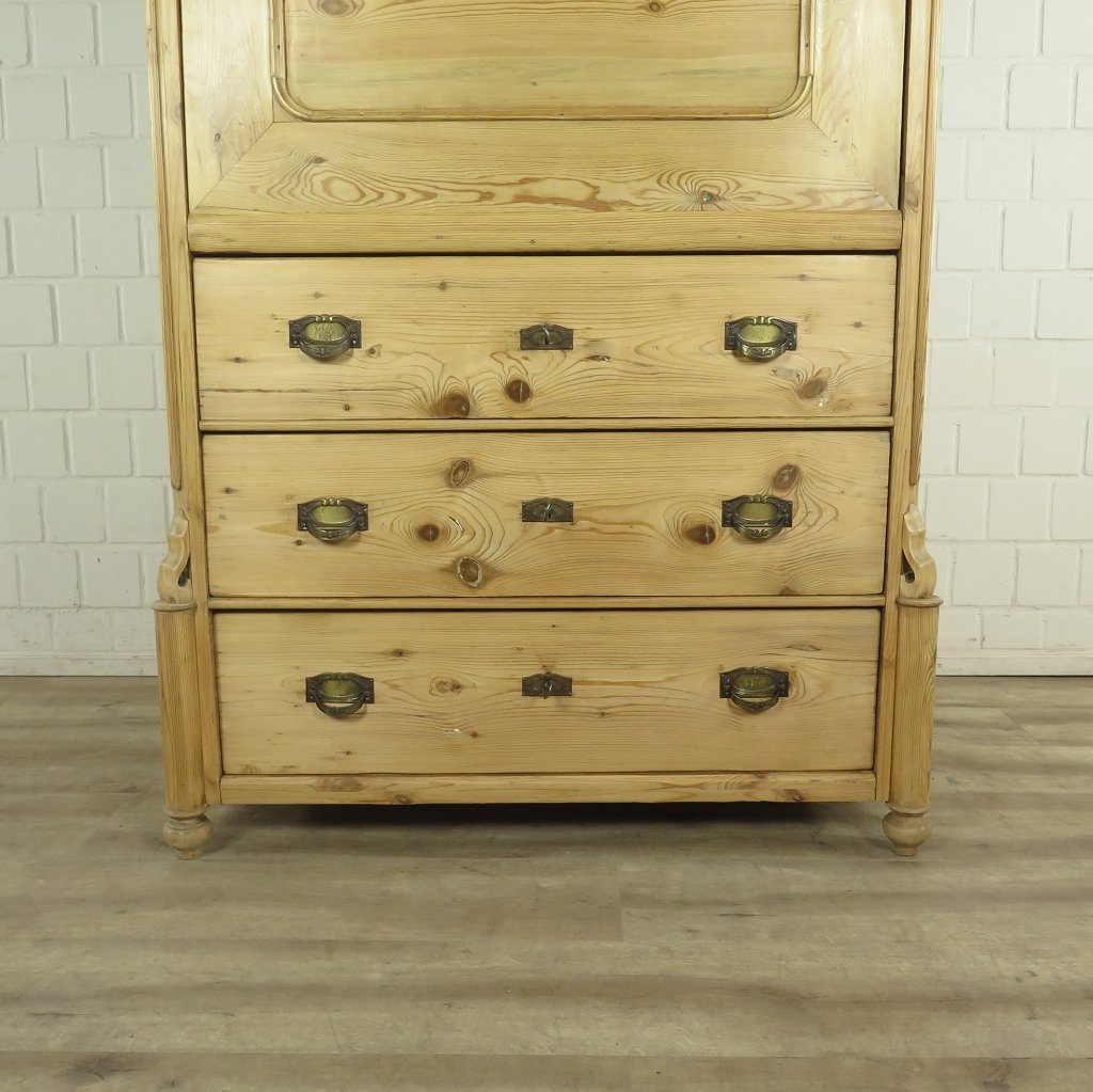 Sekretär Biedermeier 1860 Kiefer