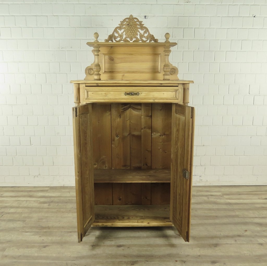 Vertiko mit Aufsatz Louis Philippe 1860 Kiefer