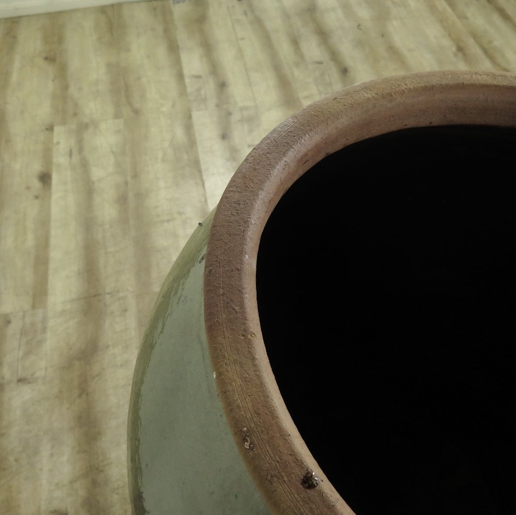 Pflanzkübel Blumenkübel Terracotta Grün Ø 0,70 m