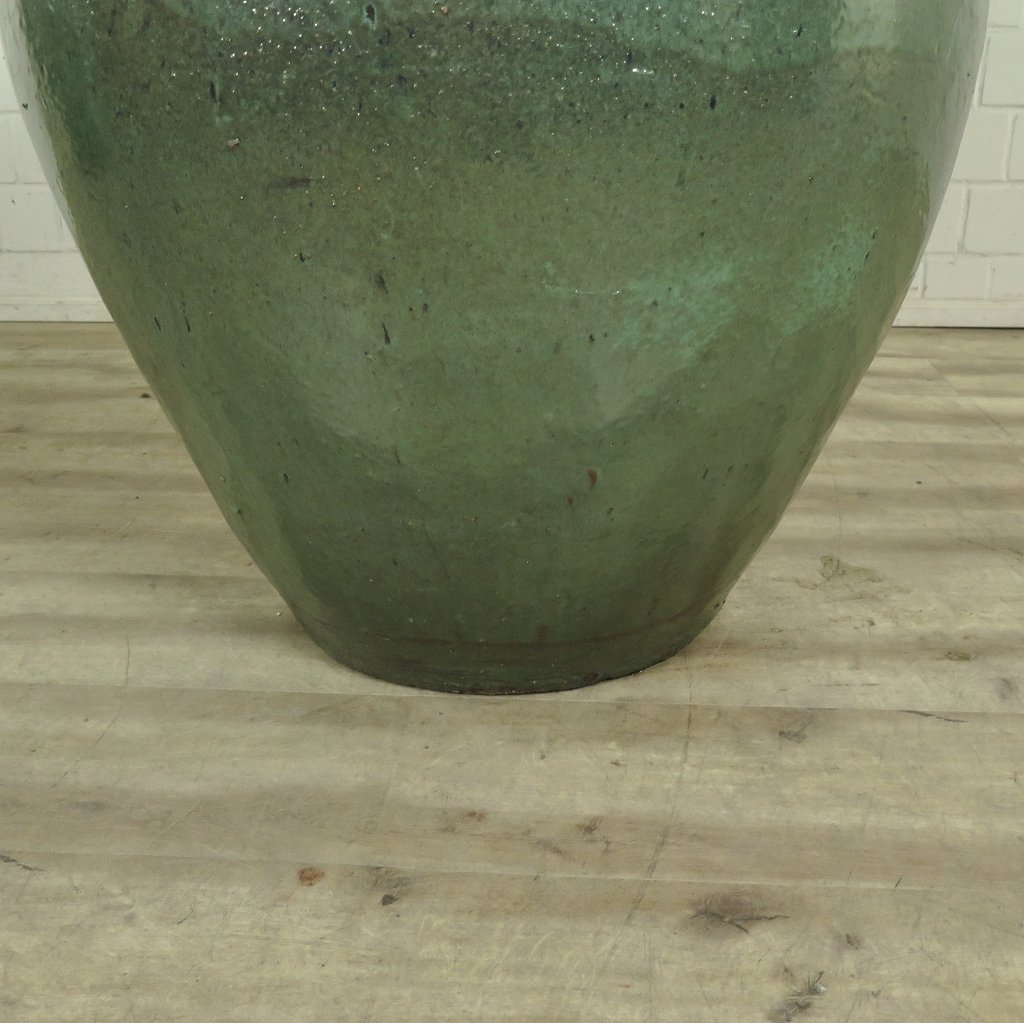 Pflanzkübel Blumenkübel Terracotta Grün Ø 0,70 m