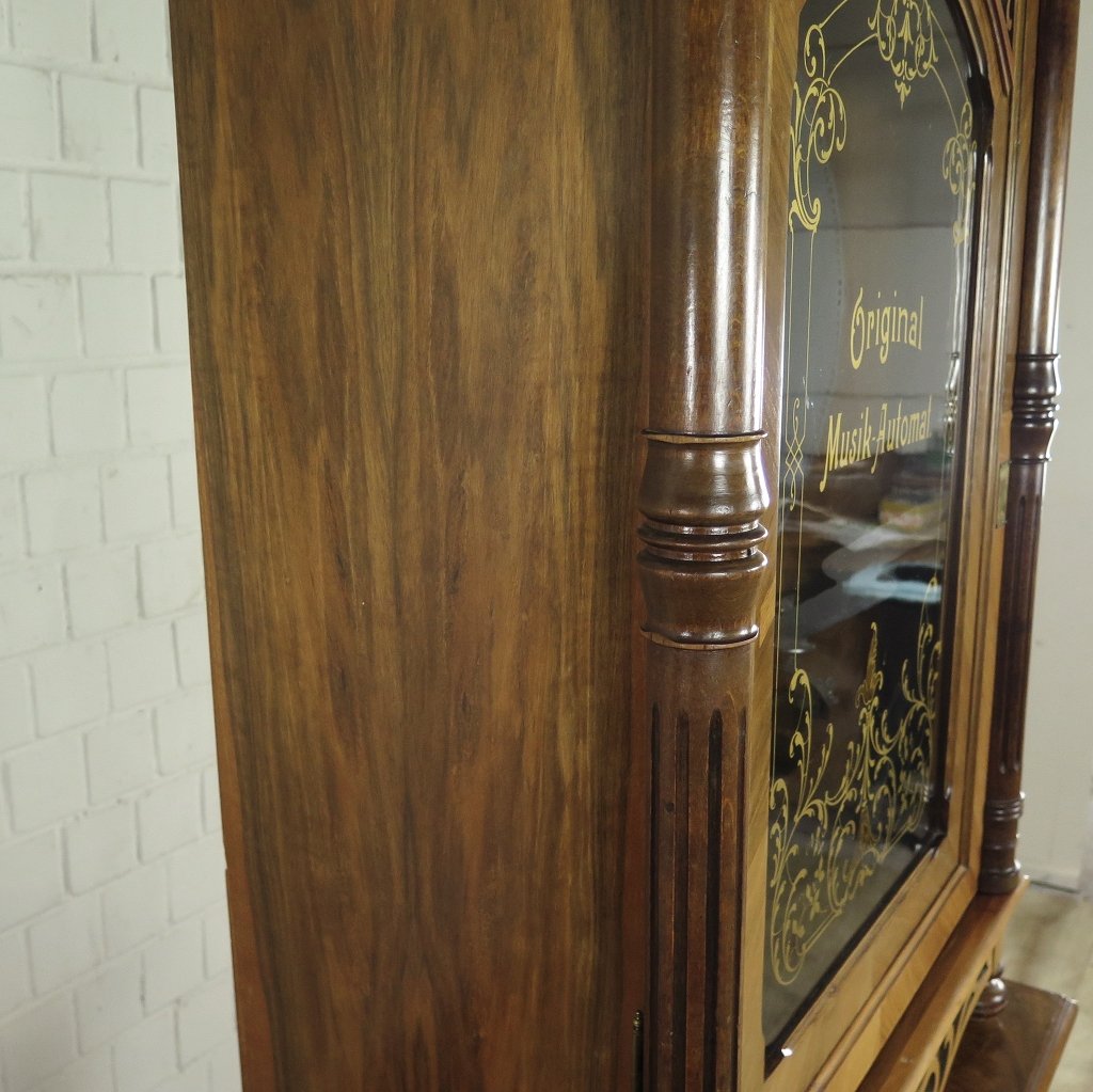 Spieluhr Lochmann Musik-Automat Gründerzeit 1890 Nussbaum