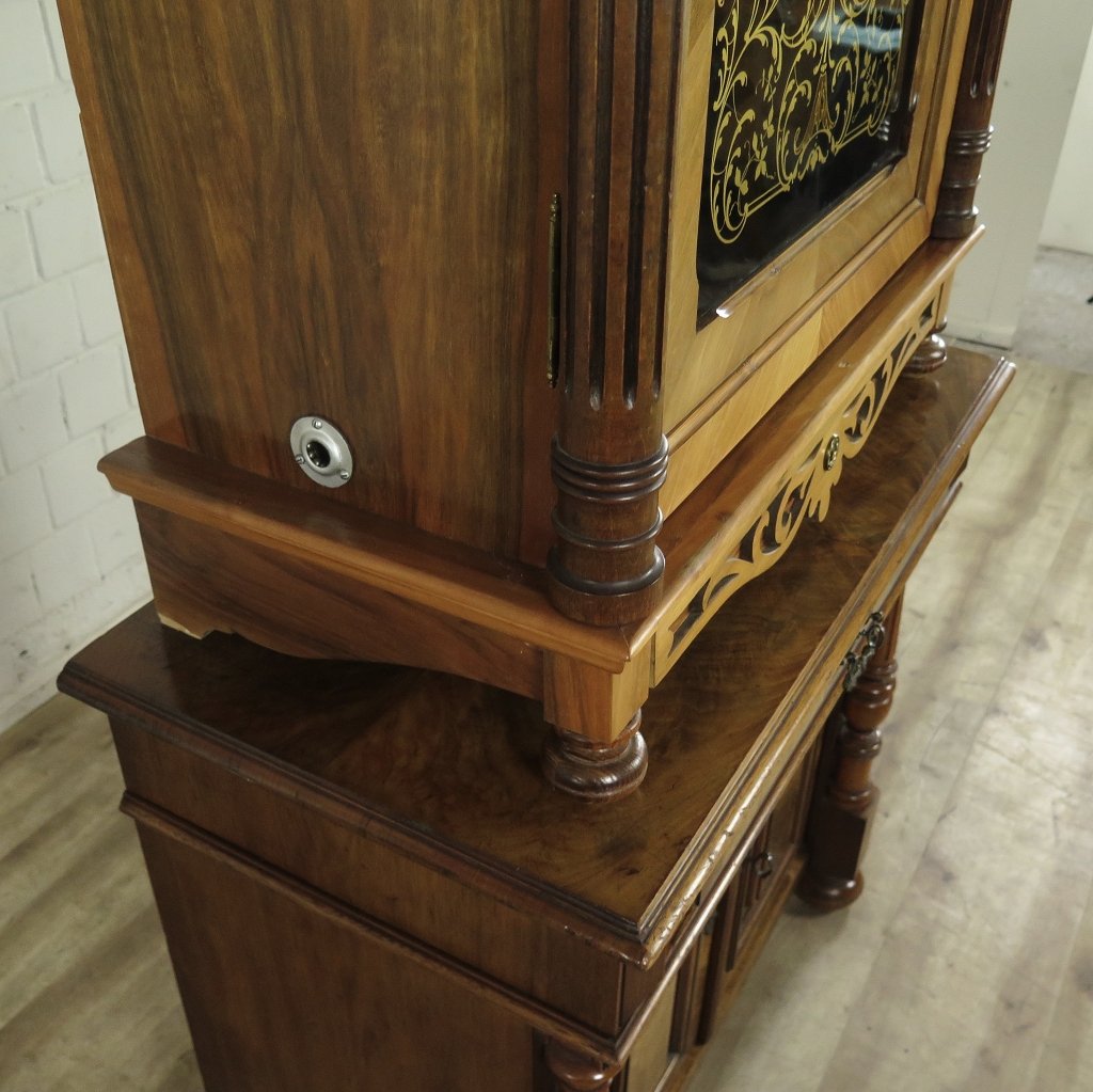 Spieluhr Lochmann Musik-Automat Gründerzeit 1890 Nussbaum
