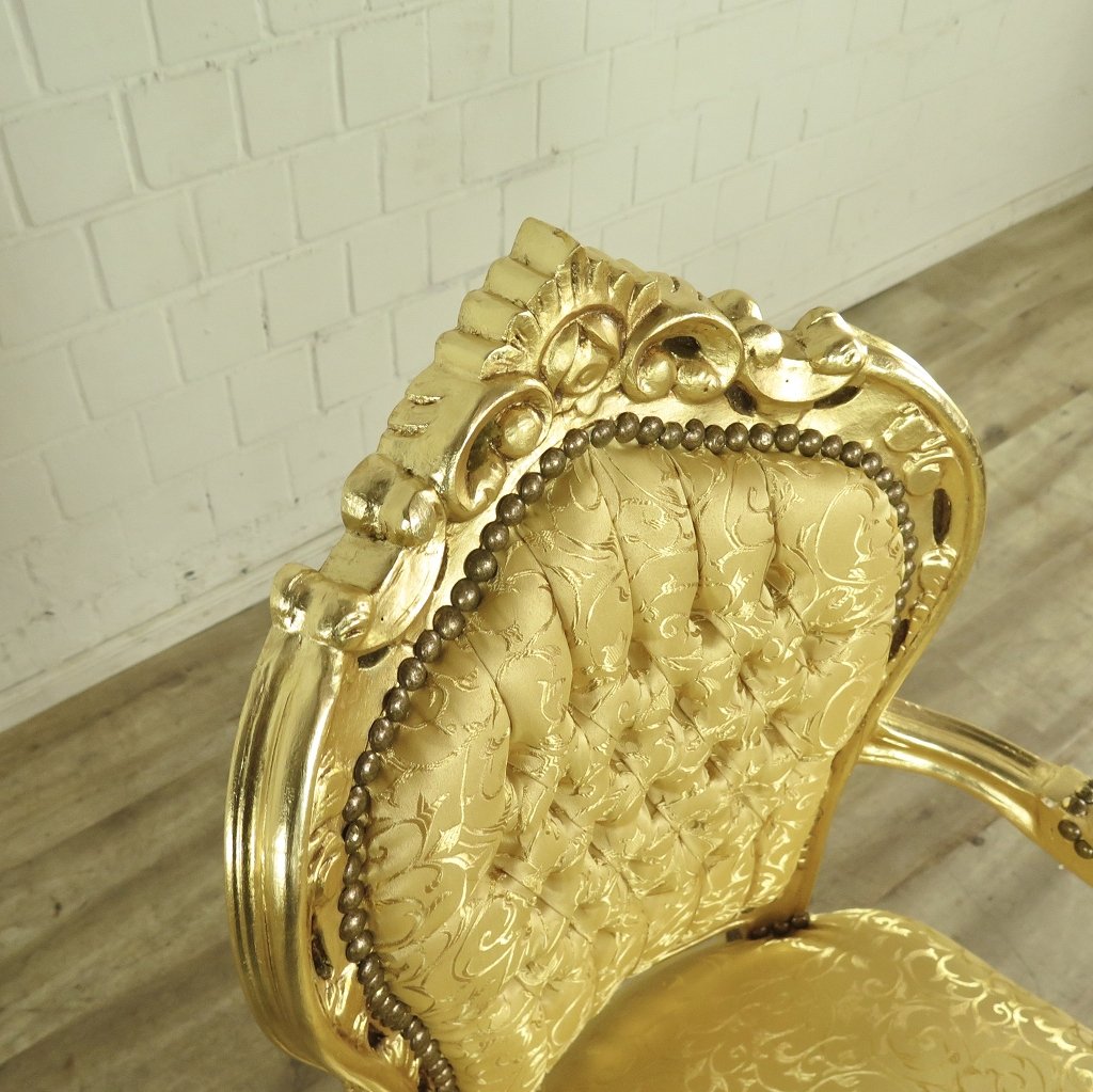 Set Barockstühle Barockstuhl Gold