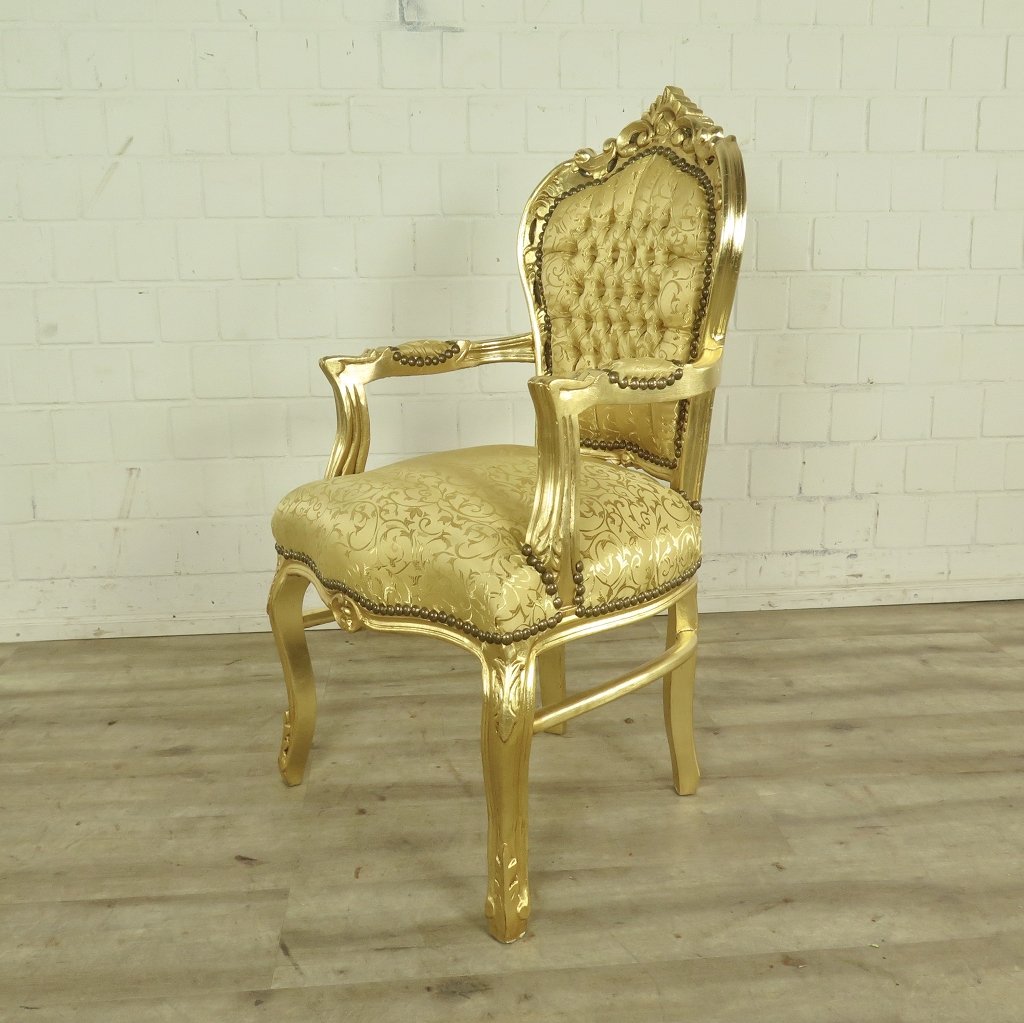 Set Barockstühle Barockstuhl Gold