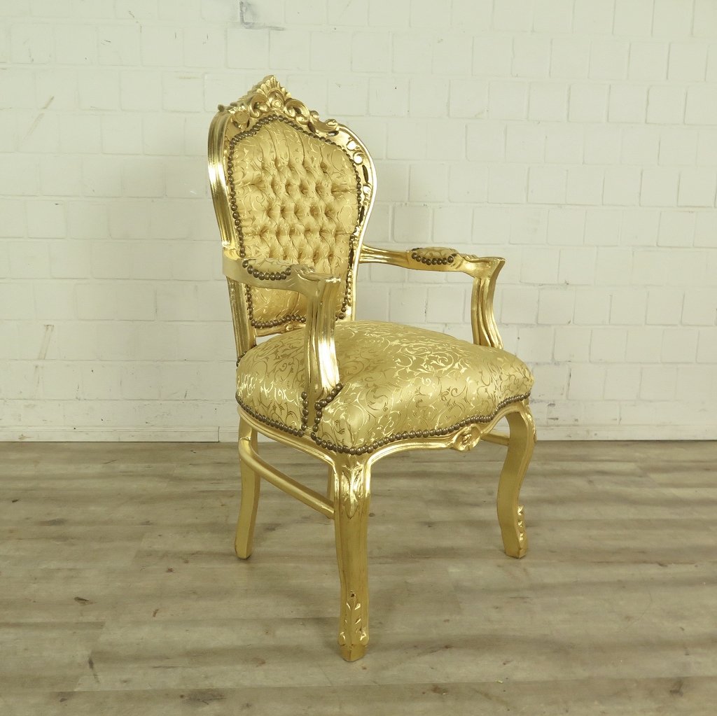 Set Barockstühle Barockstuhl Gold