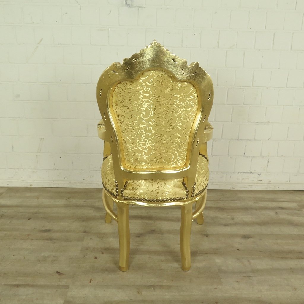 Set Barockstühle Barockstuhl Gold