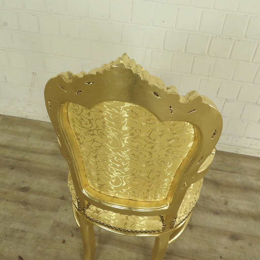 Set Barockstühle Barockstuhl Gold