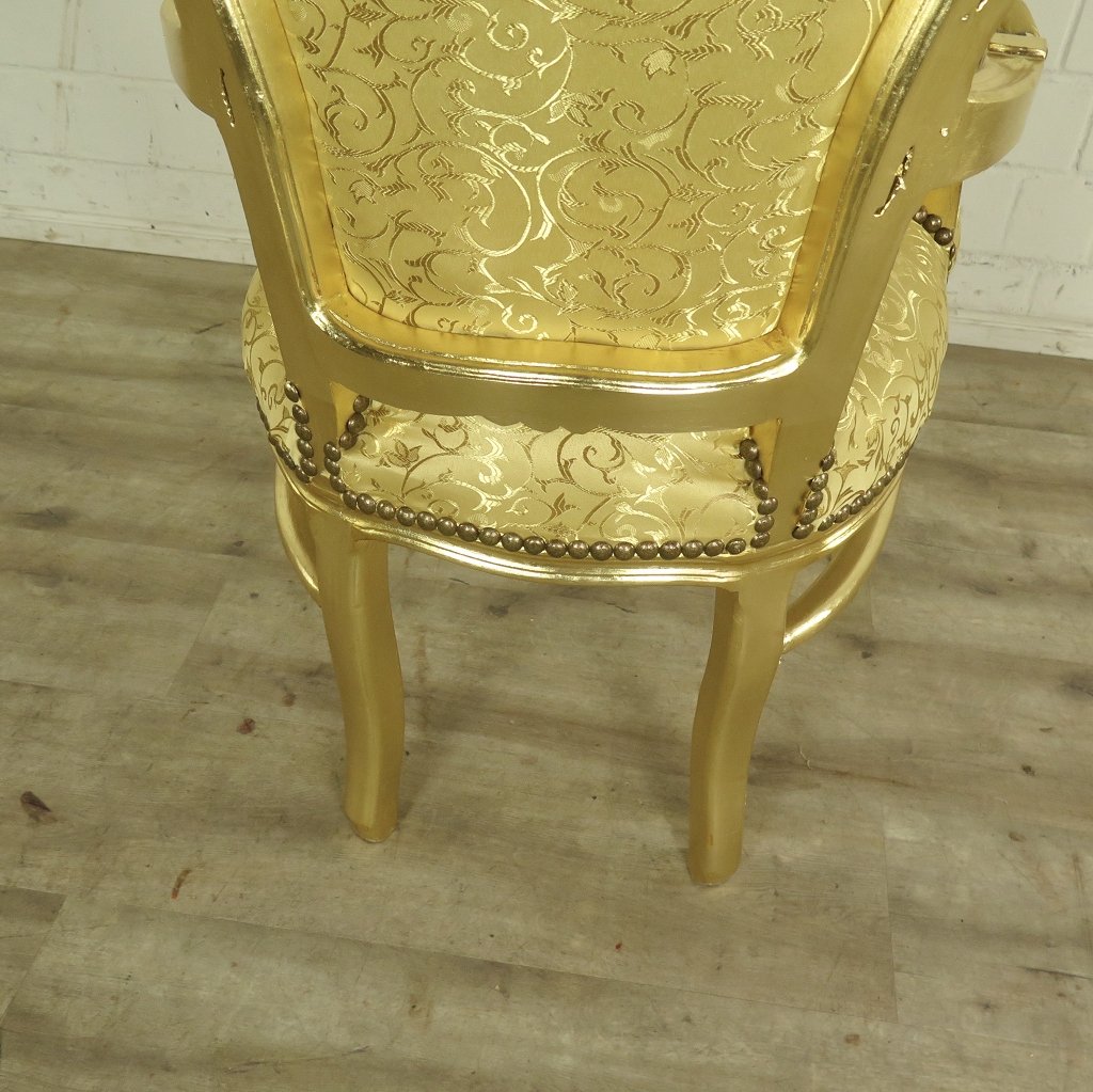Set Barockstühle Barockstuhl Gold