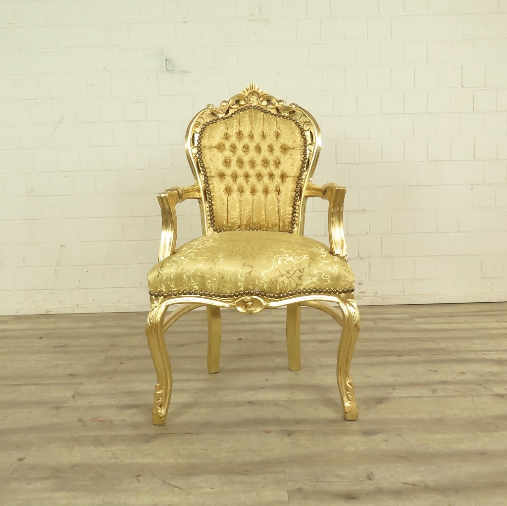 Set Barockstühle Barockstuhl Gold