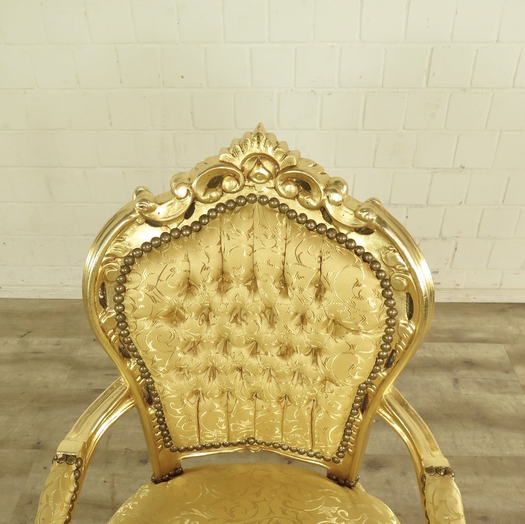 Set Barockstühle Barockstuhl Gold