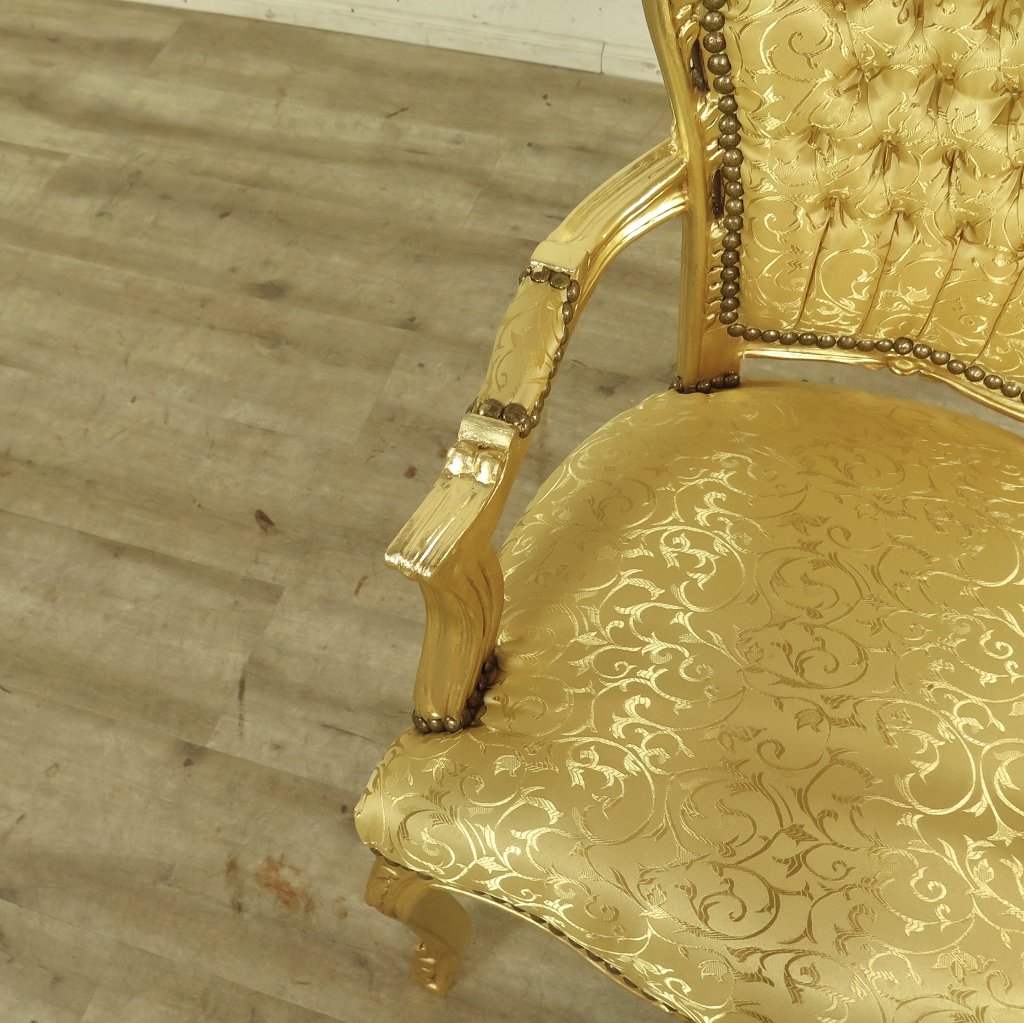 Set Barockstühle Barockstuhl Gold