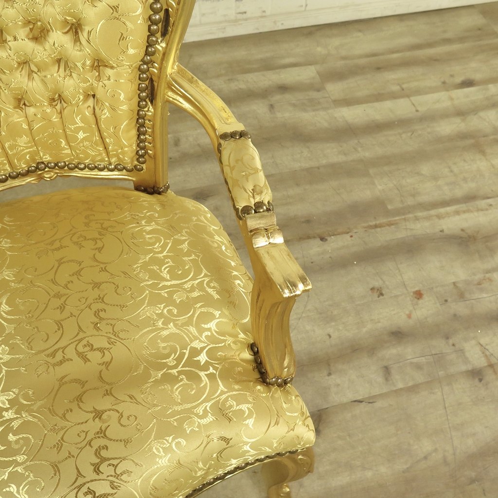 Set Barockstühle Barockstuhl Gold
