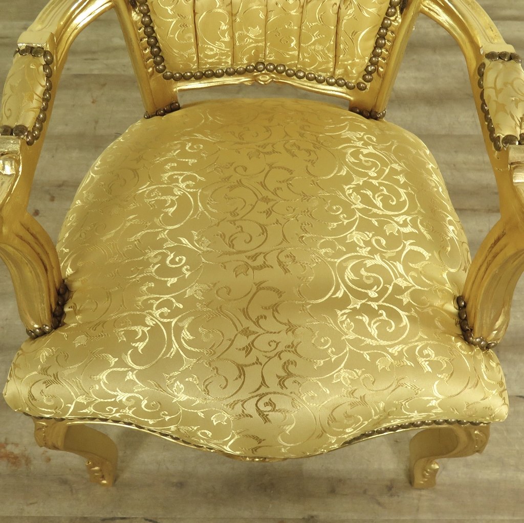 Set Barockstühle Barockstuhl Gold