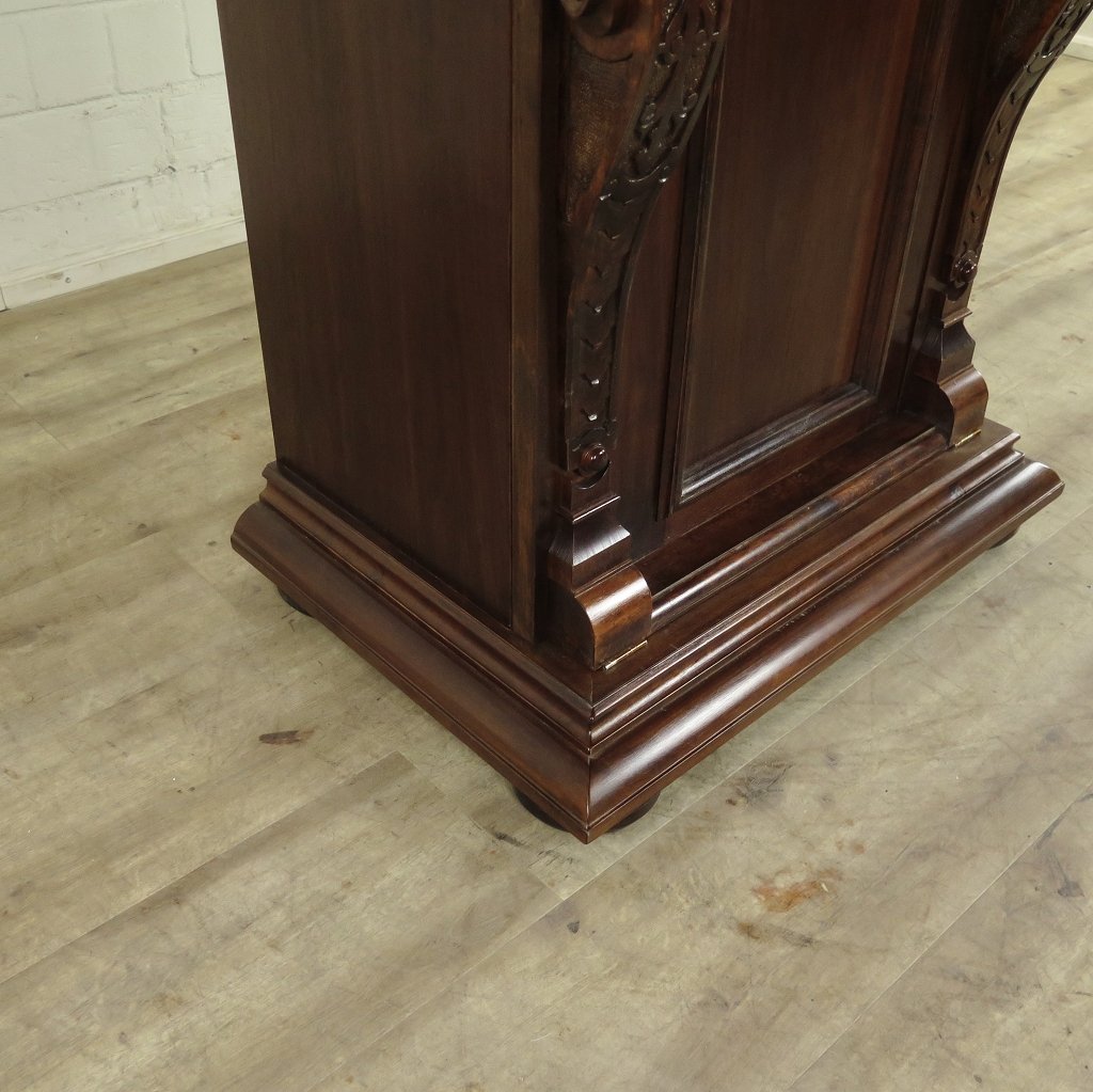 Unterschrank Schrank Spieluhr Gründerzeit 1880 Nussbaum