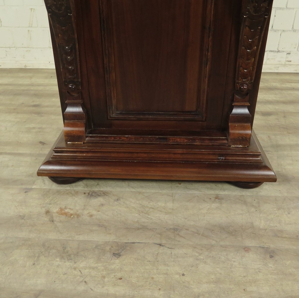 Unterschrank Schrank Spieluhr Gründerzeit 1880 Nussbaum