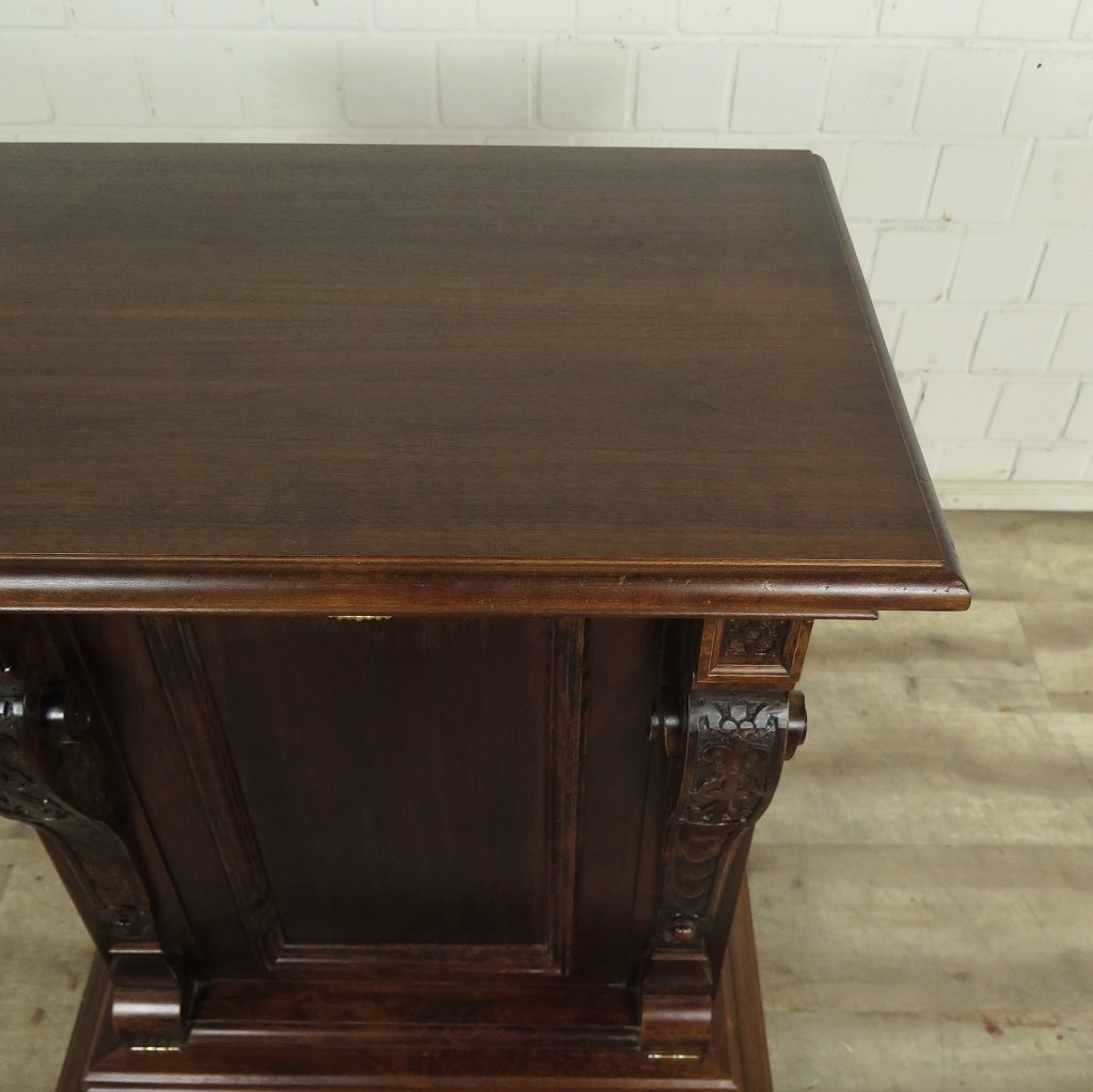 Unterschrank Schrank Spieluhr Gründerzeit 1880 Nussbaum